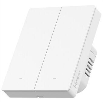 SONOFF Switchman M5-2C-80W Smart Väggljusbrytare 2 Spår för Apple Home, Alexa, Google Home (M5 Matter)