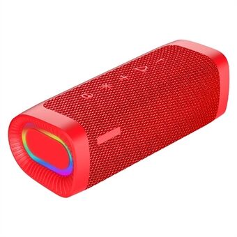 EBS-607 Portable Waterproof Cloth Mesh Design Bluetooth Wireless Speaker RGB Light Design Outdoor Stereo Music Subwoofer