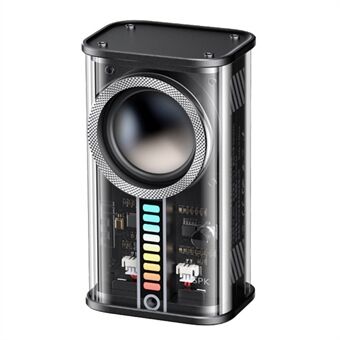 REMAX RB-M68 Clear Mecha trådlös högtalare Bärbar Mini 3D Subwoofer Bluetooth-högtalare