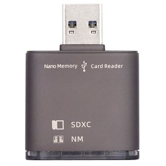 U3-061 USB 3.0 till NM Nano Memory Card SD-kortläsare och -skrivare för Mate-serie telefon / kamera / laptop