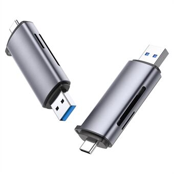 UGREEN 50706 2-i-1 USB-C/USB-A SD TF Minneskortläsare OTG Adapter