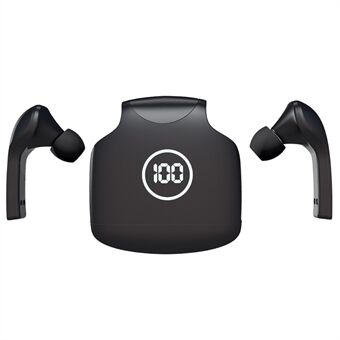 X9 TWS Trådlös Bluetooth 5.0 In-ear hörlurar Svettsäker Stereo Musik Calling Sport Digital Display Headset