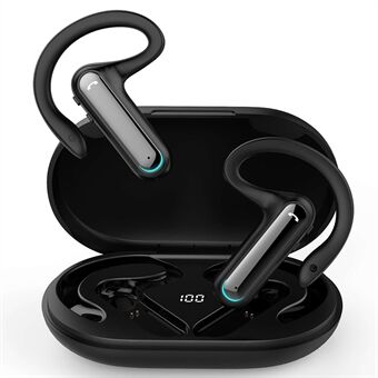 FW5 Öronkrok Design Hörlurar Bluetooth 5.2 Trådlöst Headset TWS Hörlurar Stereoljud Sporthörlurar med laddningsfodral