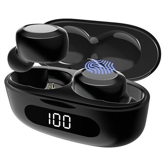 M4 TWS Trådlös Bluetooth 5.1 hörlurar Öronsnäckor Vattentät Digital Display HiFi Music Calling In-ear Headset