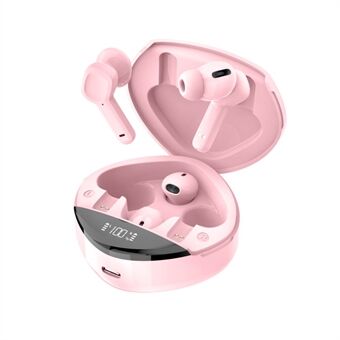 VV8 TWS Bluetooth 5.3 trådlös hörlur Stereo Ljud Brusreducering Low Delay Sports Headset med laddningsfodral