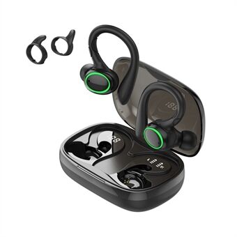 I25 TWS Trådlös Bluetooth 5.1 hörlurar Svetttät vattentät stereo HiFi-ljud Musikheadset med LED-laddningsfodral