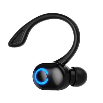 W6 Ear Hook Headset Vattentätt TWS Trådlös Bluetooth Sporthörlur med laddningskabel