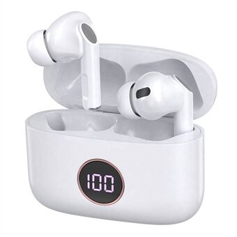 M10 TWS Trådlös Bluetooth-hörlur ANC Noise Reduction Digital Display Mini In-ear Stereo Music Headset