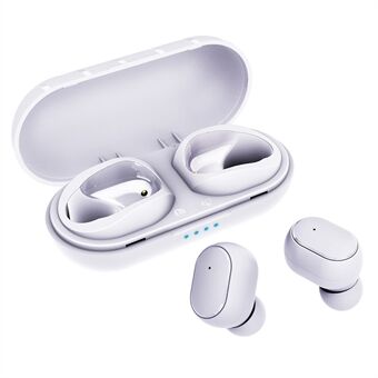 T6 Stereoljud Semi-in-ear Bluetooth Headset Brusreducering TWS hörlurar för Apple / Android