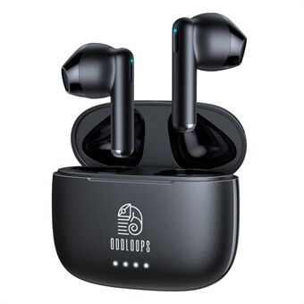 ODDLOOPS T39 ENC Brusreducerande Bluetooth-hörlurar HD Voice Gaming TWS-hörlurar