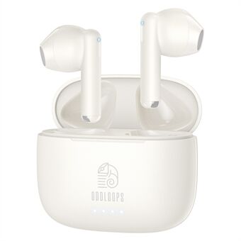ODDLOOPS T39 ENC Brusreducerande Bluetooth-hörlurar HD Voice Gaming TWS-hörlurar