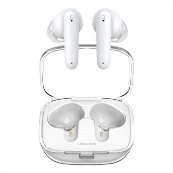 USAMS BE16 BE Series Transparent TWS Headset Wireless Bluetooth 5.3 Earbuds Lättvikts In-Ear hörlurar