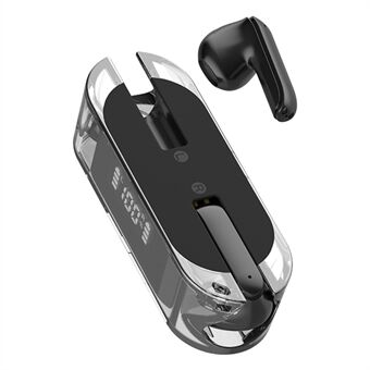 TM50 Halv-In-Ear låg latens TWS öronsnäckor Sports Bluetooth-headset med digital display.