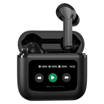 T68pro HiFi-ljud In-ear Bluetooth-hörlurar med LED Full Färg Touchskärm Laddningsfodral, Engelsk Version.