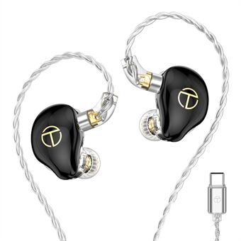 TRN ST7 Löstagbara Type-C Trådbundna In-Ear Hörlurar HiFi Musik Hörlur (Med Mikrofon)