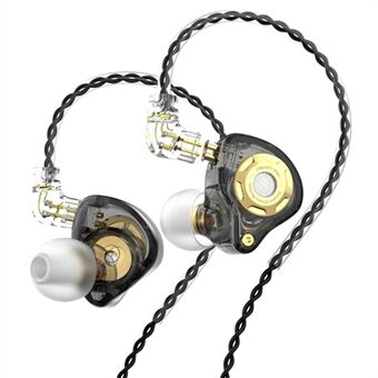 TRN MT1 Pro Avtagbara 3,5 mm Trådbundna In-Ear Hörlur Tung Bas Musik Headset utan Mikrofon