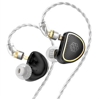 TRN Xuanwu Löstagbara 3,5 mm Trådbundna In-Ear Hörlurar 10 mm Fyrkantig Planar Driver HiFi Headset utan Mikrofon