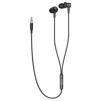 XIAOMI DDQ02WM 3,5 mm trådbundna hörlurar med trådkontroll för musik och samtal in-ear headset