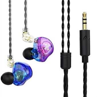 QKZ AK6 Max 3.5mm In-ear Headphones HiFi Sound Detachable Wired Earphones, No Mic