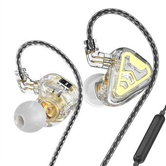 CVJ TXS Trådbundna hörlurar med mikrofon 3,5 mm in-ear hörsnäckor Dynamic Drivers HiFi Stereo Tuning Headset