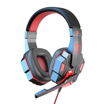 SOYTO SY830 Headset med sladd Lätt spelhörlurar Dator Mobiltelefon Headset med USB-belysning