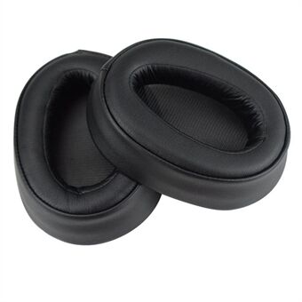 1 par dammsäkra läderhörlurar som andas. Ersättningskudde för öronkuddar till Sony MDR-100ABN WH-H900N