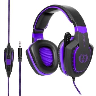 SADES AH-28 Wired Gaming Headset med mikrofon Gamer PC Over Ear-hörlurar för bärbar dator