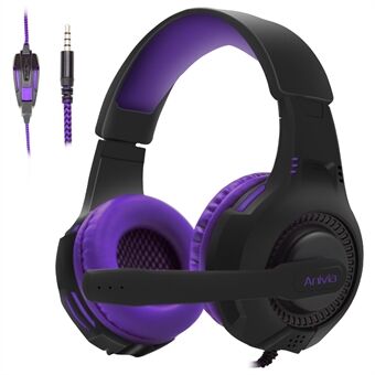 SADES AH-68 Over Ear Gaming-hörlurar Trådbundna stereo-gamerheadset med mikrofonvolymkontroll