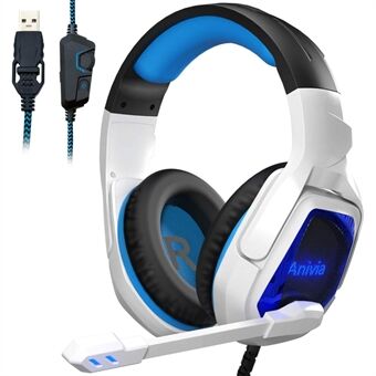 ANIVIA MH901 Head-mounted USB Wired Stereo 7.1 Surround Sound E-sportshörlurar Datorspelsheadset