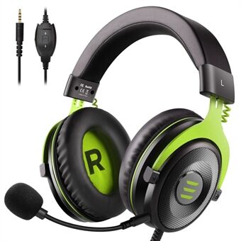 EKSA E900 Computer Gaming Headset 7.1 Surround Sound 3,5 mm Aux hörlurar med mikrofon