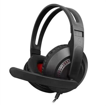 MISDE A2 3,5 mm trådbundna over-ear-hörlurar Dator Bärbar dator Mobiltelefon Gaming Musikheadset med roterbar mikrofon