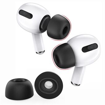 AHASTYLE WG28 1 par S-storlek öronproppar för Apple AirPods Pro / AirPods Pro 2-ersättning med minnesskum trådlösa hörlursproppar.