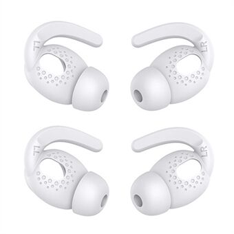 AHASTYLE PT40 2 par storlek L öronkrok örontips för Apple AirPods 3, anti-slip förloratskydd öronproppar ärm silikon öronproppar