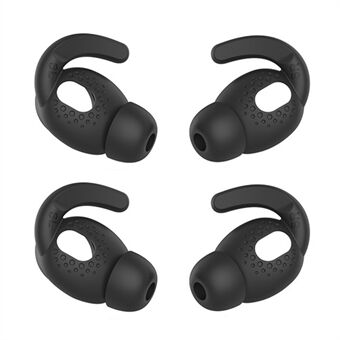 AHASTYLE PT40 2 par S-storlek Anti-lost Earhook Eartips för Apple AirPods 3, Mjuka Silikon Anti-slip Earbuds Sleeve Hörlur Eartips