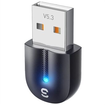 ESSAGER EBT53-BH01-P USB Bluetooth 5.3 Adapter Plug and Play för PC-spelkontroller Telefon