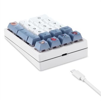 DARMOSHARK K3QMK USB Trådbunden 21 Tangenters Numeriskt Tangentbord Mini Bärbart RGB Bakgrundsbelyst Mekaniskt Gaming Nummerplatta Programmerbar för Datorer