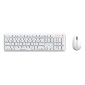 XIAOMI YOUPIN MIIIW MW24PB03 2.4G Trådlöst Tangentbord Mus Set Dator Tyst Tangentbord + Mus, 3:e Gen