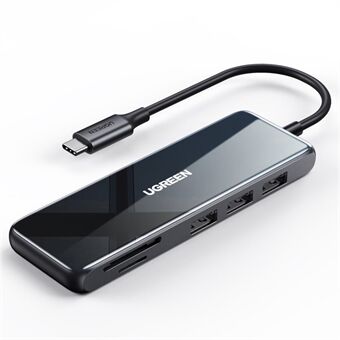 UGREEN 6-i-1 USB Type C Hub Adapter med 4K HDMI TF SD Kortläsare USB3.0 Dockningsstation för PC Laptop