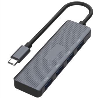 ONTEN UC621 15 cm Kabel Typ-C till 4xUSB3.2 Gen1-Portar USB-hubb splitter Laptop Telefonadapter