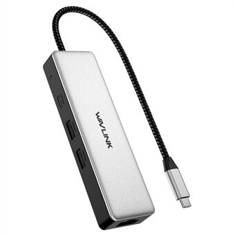 WAVLINK UH3032G 3-portars USB C-hub med RJ45 Gigabit Ethernet-adapter för MacBook Pro / Chromebook