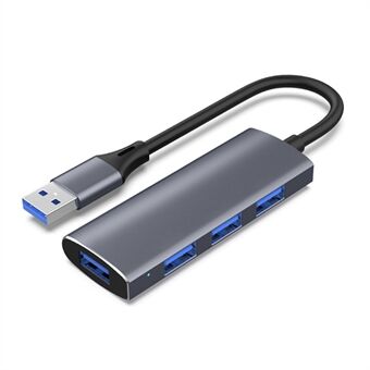 XLYKJ-T902 Multifunktions USB Hub Adapter 4-i-1 dockningsstation USB3.0 till 3 USB 2.0+1 USB 3.0 Converter för PC, bärbara datorer