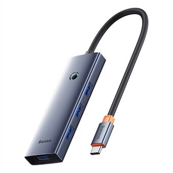 BASEUS UltraJoy-serien BS-OH108 Type-C till USB3.0x4+Type-C 5V Multiport-adapter 5Gbps Hub Dockningsstation