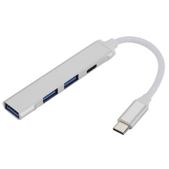 C809-C 4 i 1 Typ C Hub för MacBook Pro Lenovo Xiaomi 1x USB3.0 + 2x USB2.0 + 1x Type-C 2.0 Converter