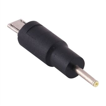 10 st likströmskontakt 2,5 x 0,7 mm hane till mikro USB hane-adapter