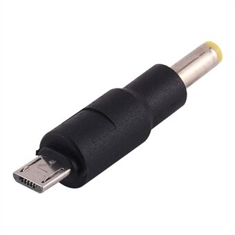 10 st likströmskontakt 4,8 x 1,7 mm hane till mikro USB hane-adapter