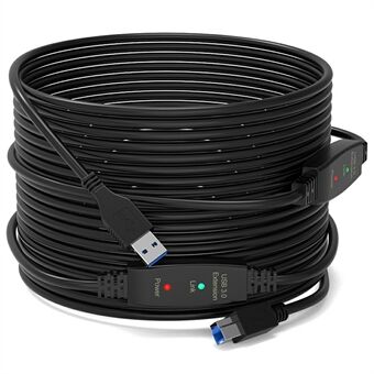 7,5m USB3.0 Hane till Kvadratisk USB Typ-B Hane Skrivar Kabel PVC Utskriftsanslutningskabel