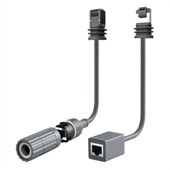 2 stycken Starlink Gen3 V3 Rektangulär Satellit Ethernetkabel Adapter 1000Mbps RJ45 Omvandlare