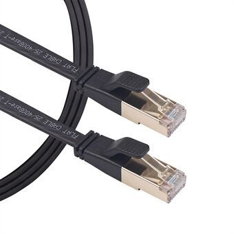 Dubbelskärmad Cat8 Ethernet-kabel 40 Gbps höghastighets RJ45 nätverkskabel, 1 m