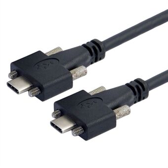 UC-046- 3M USB 3.1 Type-C Panelmonterad Dubbel skruvlåsning 3M USB-C 10Gbps datakabel (M2-skruv)