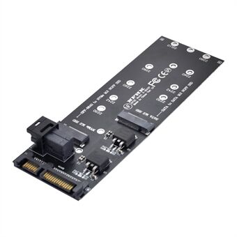 SF-033 HD SFF-8643 + SATA-expansionskort till NGFF NVME PCIe SSD SATA-adapter för moderkort